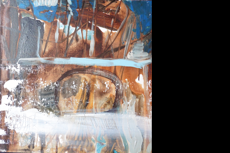 'Baboon', Oil on Board, 30 x 30 cm, &pound;600