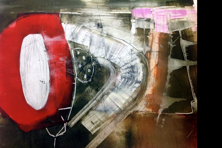 'Settlement', monoprint, 80 x 100 cm, &pound;1,750