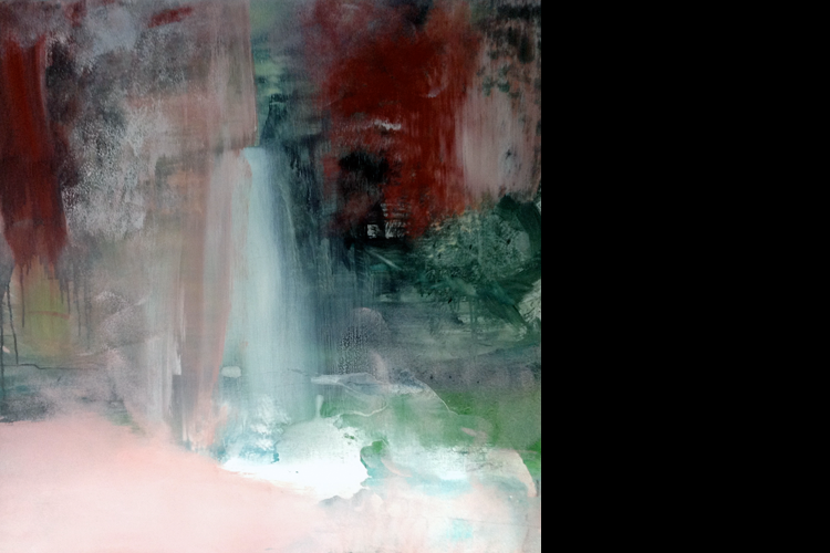 'Waterfall', oil on linen, 122 x 122 cm ,  &pound;3,500