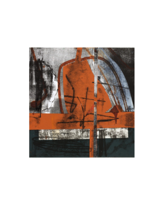 Rust, Monoprint, 40 x 40 cm